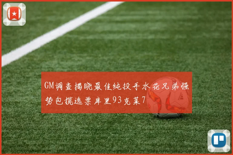GM调查揭晓最佳纯投手水花兄弟强势包揽选票库里93克莱7